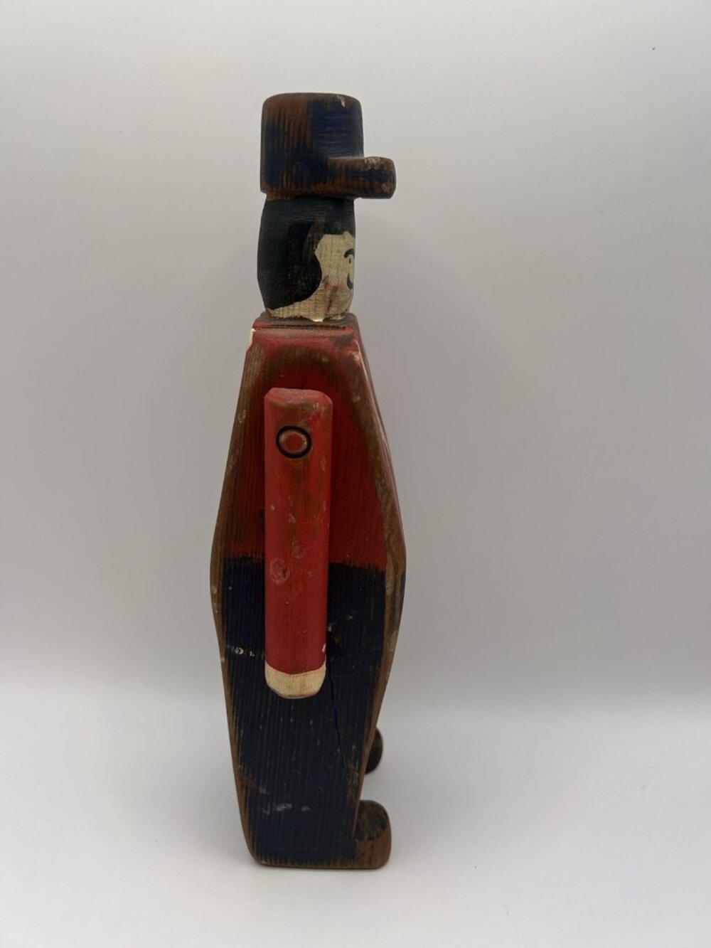 HTF Wolf Creek Folk Art Carved Wood Wood Soldier Cavalry Military Army Guard - Picture 9 of 13
